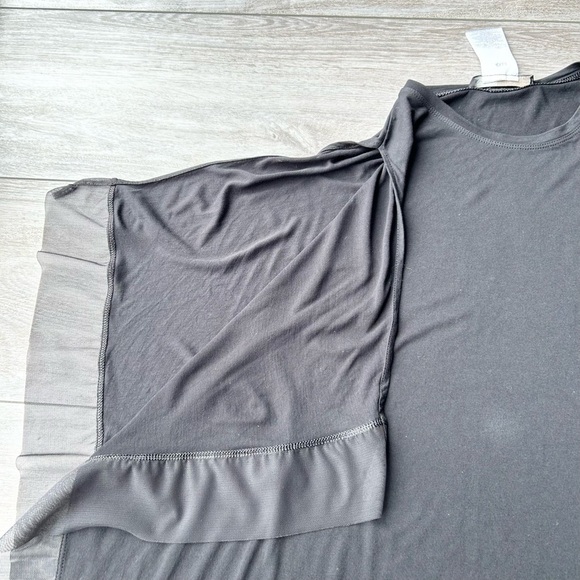 BCBGmaxazria  Black Asymmetrical Sleeve "Laguna" top - Picture 10 of 14